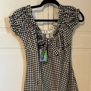 New Checkered Sundress